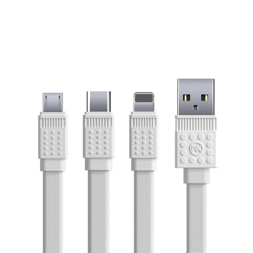  USB-кабель lightning WK WDC-070i-wh Kallon, белый