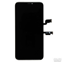 Дисплей в сборе с тачскрином для iPhone XS MAX, черный (Soft OLED)