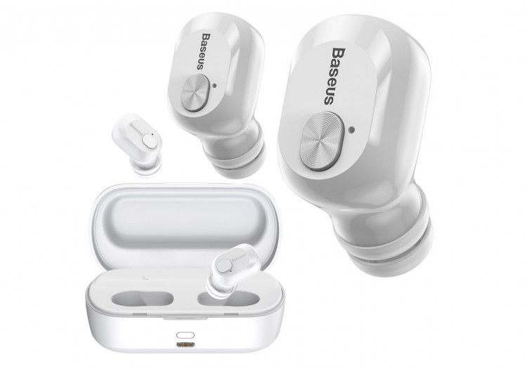 Bluetooth наушники Baseus Encok W01, белый
