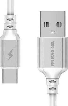 USB-кабель WK WDC-073a-wh Smart Cut-off, белый