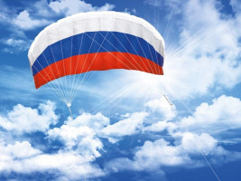 Воздушный змей управляемый парашют «Россия 120»