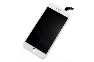 Дисплей в сборе с тачскрином для iPhone 6 PLUS, белый (PREMIUM)