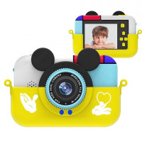 Детский фотоаппарат Childrens Fun Camera Микки Маус, желтый