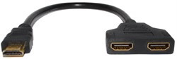 HDMI разветвитель на 2 выхода, 30 см