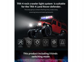 Комплект освещения (передние фары, стоп-сигналы, дополнительные огни) G.T.Power для TRX4