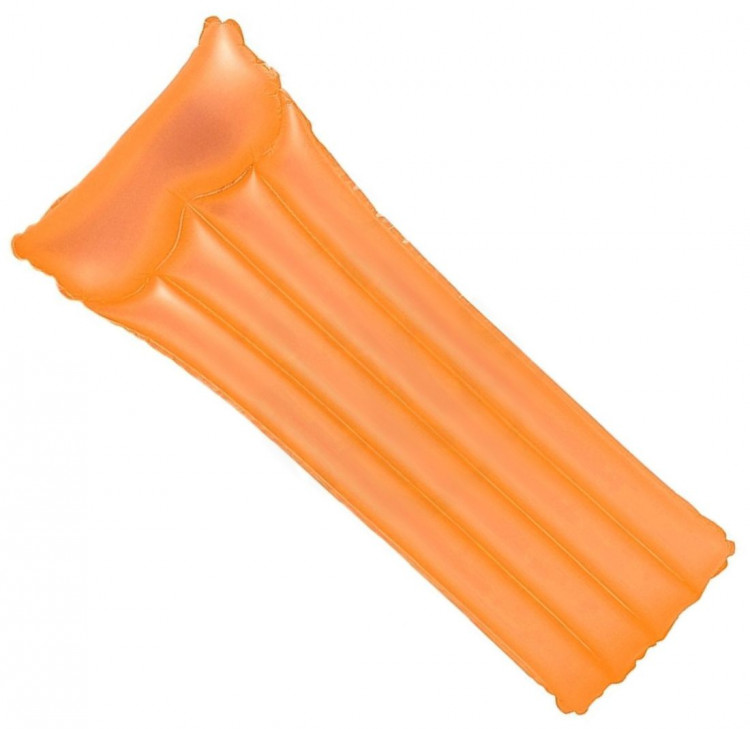 Надувной плавательный матрас 183х76см оранжевый