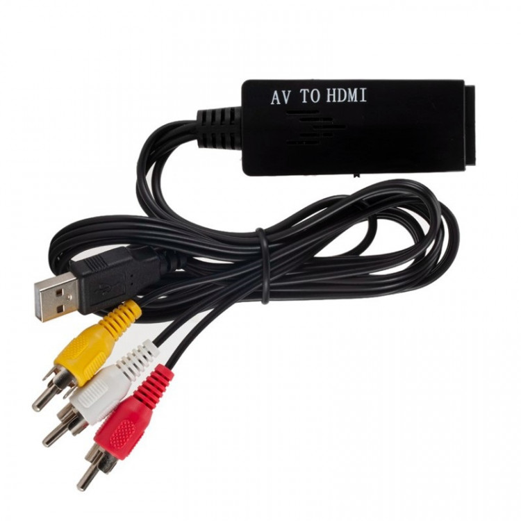 Кабель конвертер AV to HDMI 