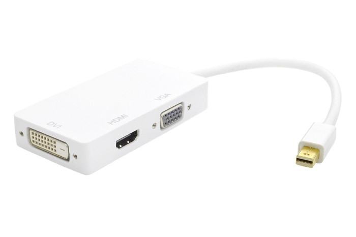 Переходник (адаптер) Mini DisplayPort to HDMI/ VGA/ DVI