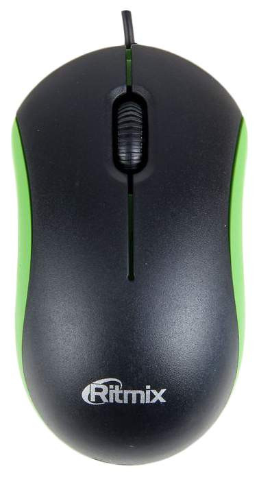 Мышь проводная Ritmix ROM-111 (зеленая)