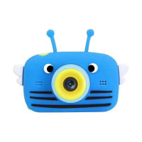 Детский фотоаппарат Childrens Fun Camera Пчелка, синий