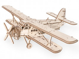 Деревянный конструктор Lemmo Самолёт «Арлан», 154 детали