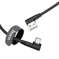 Дата-кабель Hoco U83 Puissant Micro-USB, черный