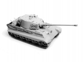 Сборная модель ZVEZDA Тяжелый немецкий танк T-VIB «Королевский Тигр» с башней Хеншель, 1/35