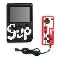 Игровая приставка 8-битная Sup Game Box 400 in 1 с пультом, черная
