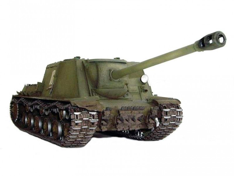Сборная модель ZVEZDA Советский истребитель танков ИСУ-122, 1/35