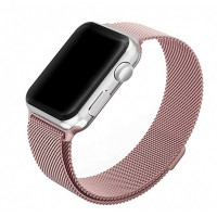 Ремешок металлический для Apple Watch 38/40 розовый