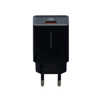 Сетевое зарядное устройство Borofone BA17A Q.C 3.0 черный