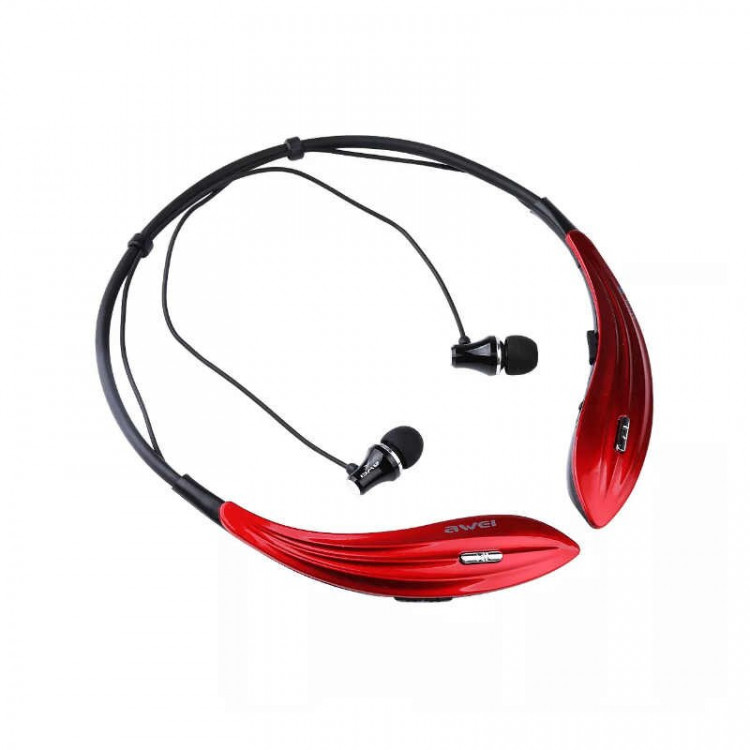 Bluetooth наушники AWEI A810BL sport stereo headset  красный