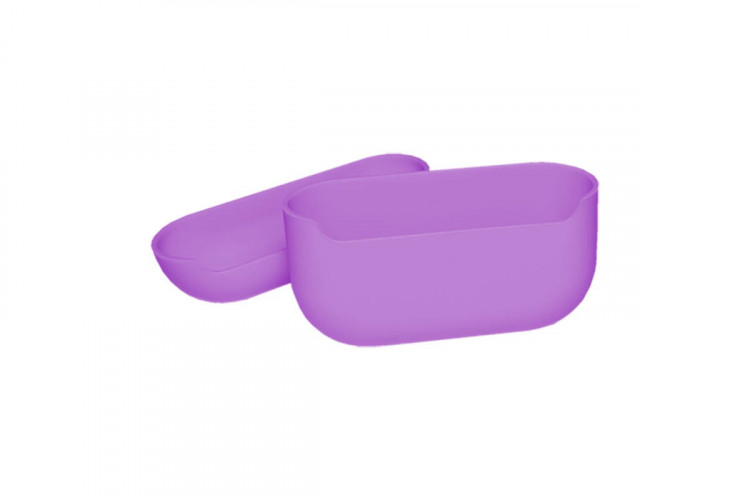 Силиконовый чехол для Airpods PRO фиолетовый