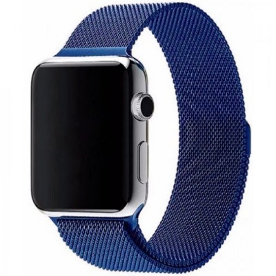 Ремешок металлический для Apple Watch 42/44 синий