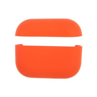 Силиконовый чехол для Airpods PRO оранжевый