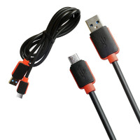 Дата-кабель R10 Micro-USB, черный