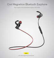 Bluetooth наушники AWEI AK5 magnetic swetch wireless sport earphones  чёрный 