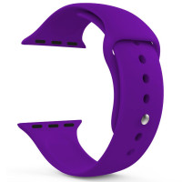 Силиконовый ремешок для Apple Watch 38/40 mm (S), фиолетовый