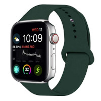 Силиконовый ремешок для Apple Watch 42/44 mm (L), темно-зеленый