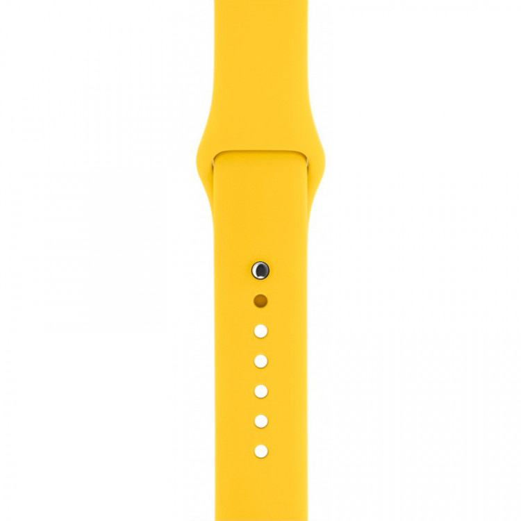 Силиконовый ремешок для Apple Watch 38/40 mm (S), желтый