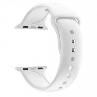 Силиконовый ремешок для Apple Watch 38/40 mm (L), белый