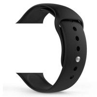 Силиконовый ремешок для Apple Watch 38/40 mm (S), черный