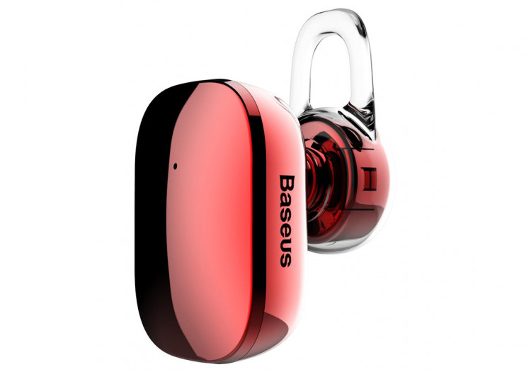 Bluetooth гарнитура Baseus Encok Mini A02, красный