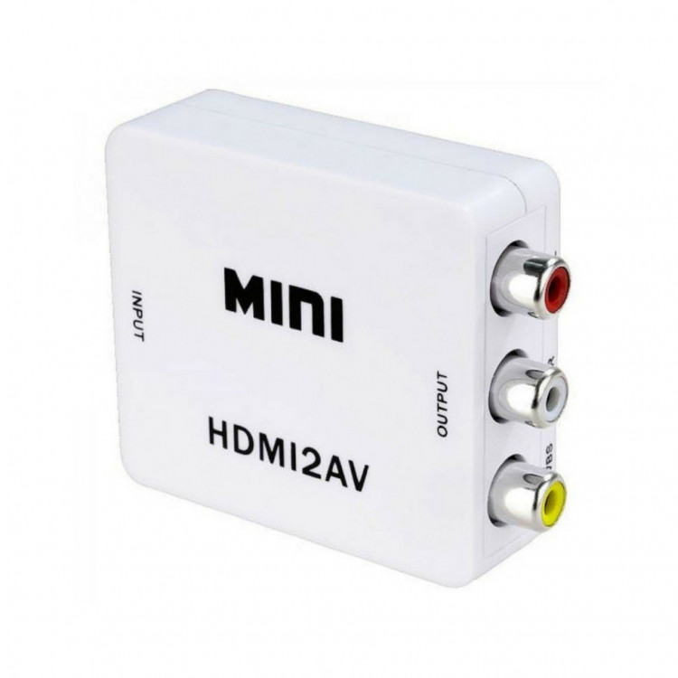 Переходник-конвертер HDMI - AV (тюльпан)