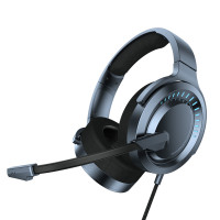 Проводные игровые наушники Baseus GAMO Immersive Virtual 3D Game headphone (PC), синий
