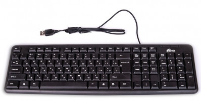 Клавиатура проводная Ritmix RKB-103, USB