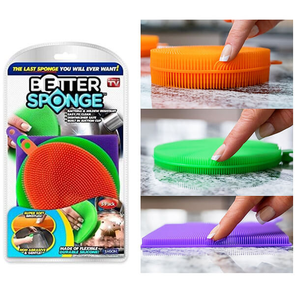 Набор универсальных силиконовых губок Better Sponge