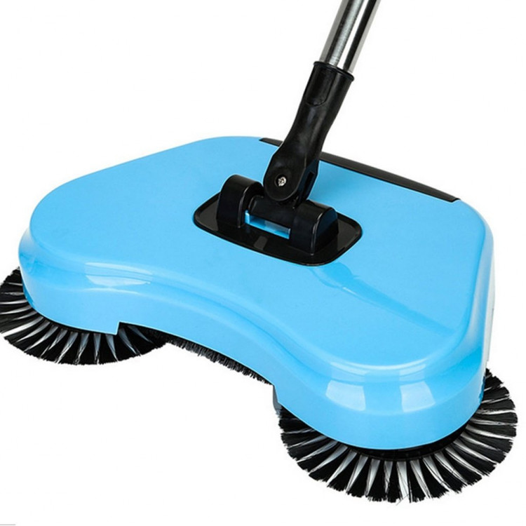 Автоматический веник с щетками Hand-Push Sweeper
