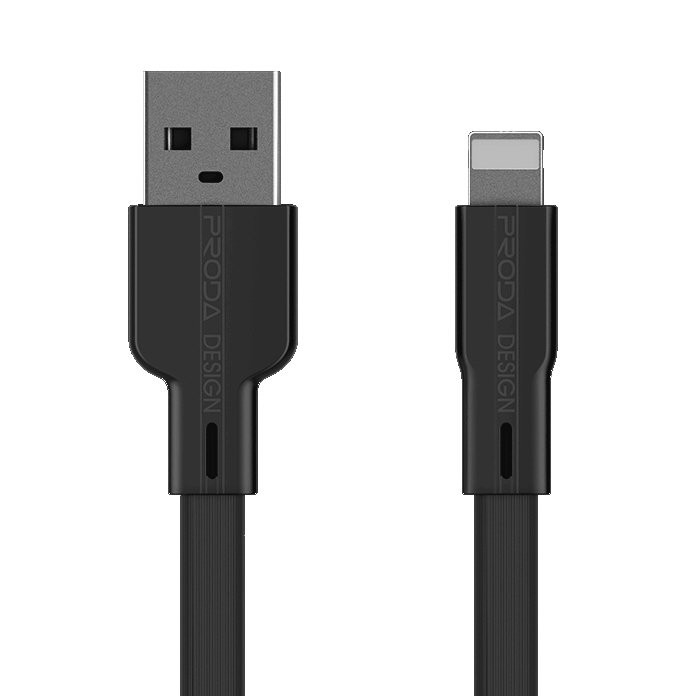 USB-кабель Proda lightning PD-B18i-bk, черный