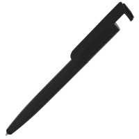 Ручка-стилус с держателем для смартфона, черный