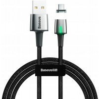 USB-кабель Baseus Zinc Magnetic Cable (USB For Type-C), 2m, черный