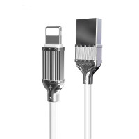 USB-кабель Proda lightning PD-B20i-slv, серебряный