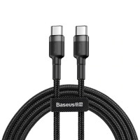 USB-кабель Baseus Cafule (Type-C PD2.0) 60W, 1m, черно-серый